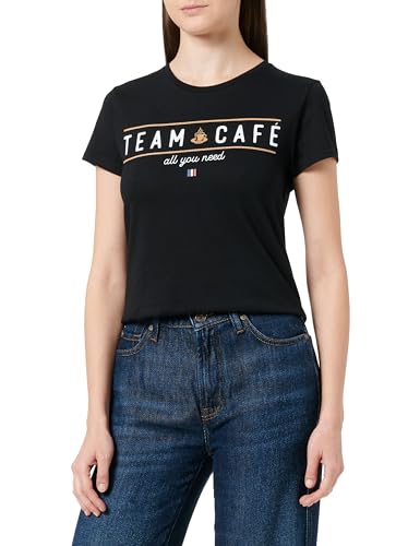 Republic Of California Damen WOREPCZTS046 t Shirt, Noir, M von Republic Of California