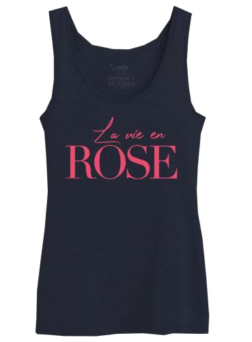 Republic Of California Damen Worepcztk034 Tanktop, Marineblau, Large von Republic Of California