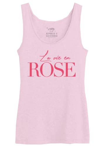 Republic Of California Damen Worepcztk034 Tanktop, Rosa, Large von Republic Of California