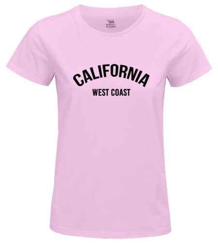 Republic Of California Damen Worepczts100 T-Shirt, Rosa, XXL von Republic Of California