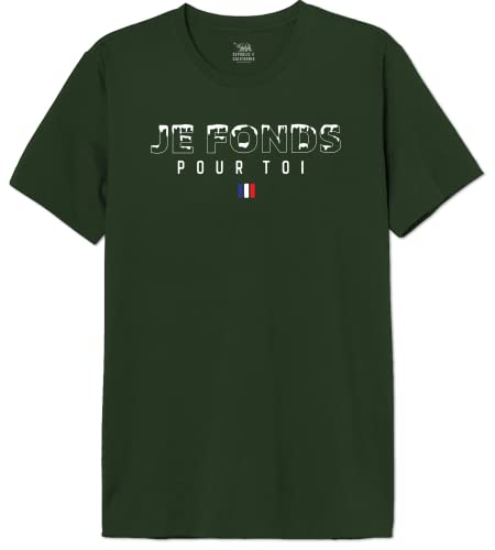 Republic Of California Herren Merepczts046 T-Shirt, grün, L von Republic Of California