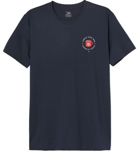Republic Of California Herren Merepczts057 T-Shirt, Marineblau, XXL von Republic Of California