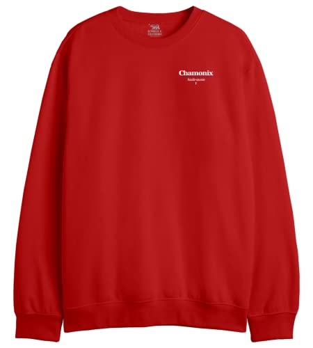 Republic Of California Herren Uxrepczsw010 Kapuzenpullover, rot, M von Republic Of California