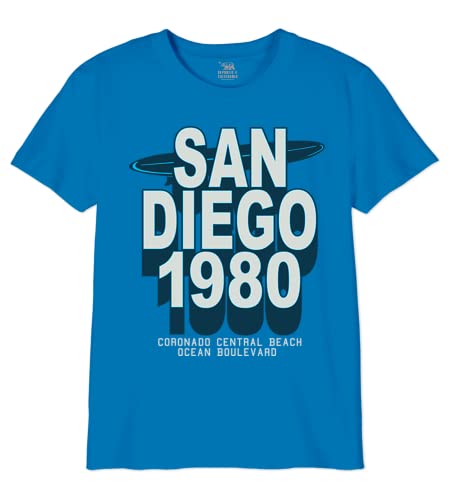 Republic Of California Jungen Borepczts065 T-Shirt, blau, 14 Jahre von Republic Of California