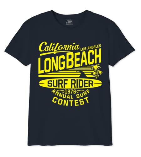 Republic Of California Jungen Borepczts066 T-Shirt, Marineblau, 10 Jahre von Republic Of California