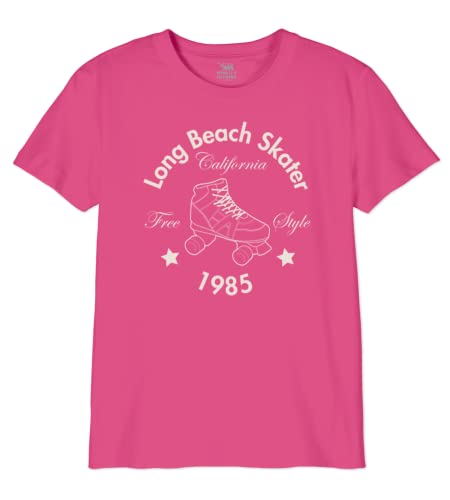 Republic Of California Mädchen Girepczts046 T-Shirt, Fuchsia, 8 Jahre von Republic Of California