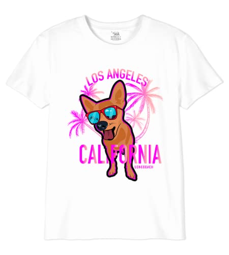 Republic Of California Mädchen Girepczts051 T-Shirt, weiß, 6 Jahre von Republic Of California