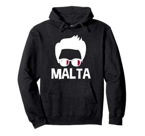 Malta Boy Malta Flagge Sonnenbrille Bekleidung Malteser Herren Pullover Hoodie Malta Boy Malta Flagge Sonnenbrille Bekleidung Malteser Herren Pullover Hoodie von Republic Of Malta Flag Proud Maltese Roots