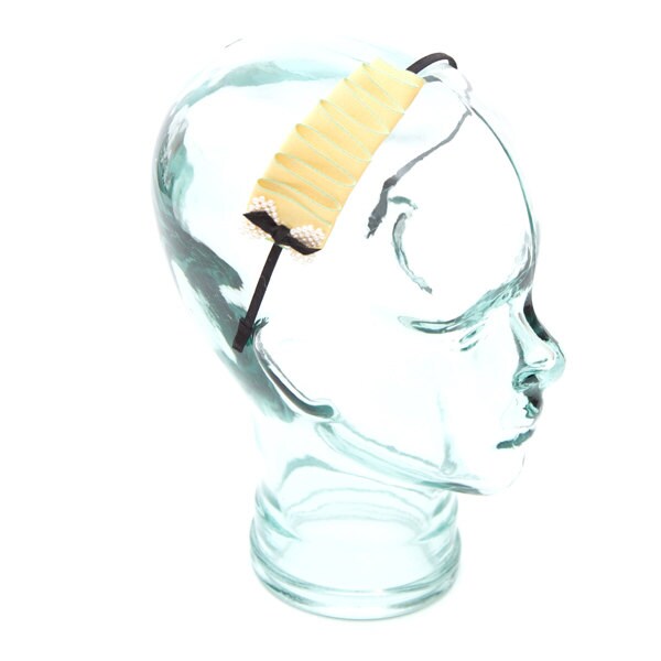 Gelbes Kanarienfarbenes Stirnband von RepublicofPigtails