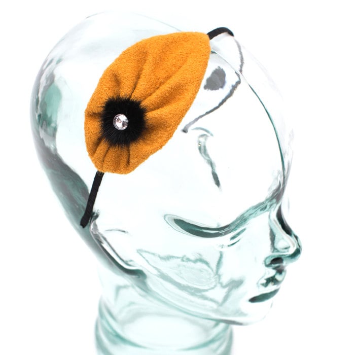 Safranfarben, Woll-stirnband von RepublicofPigtails