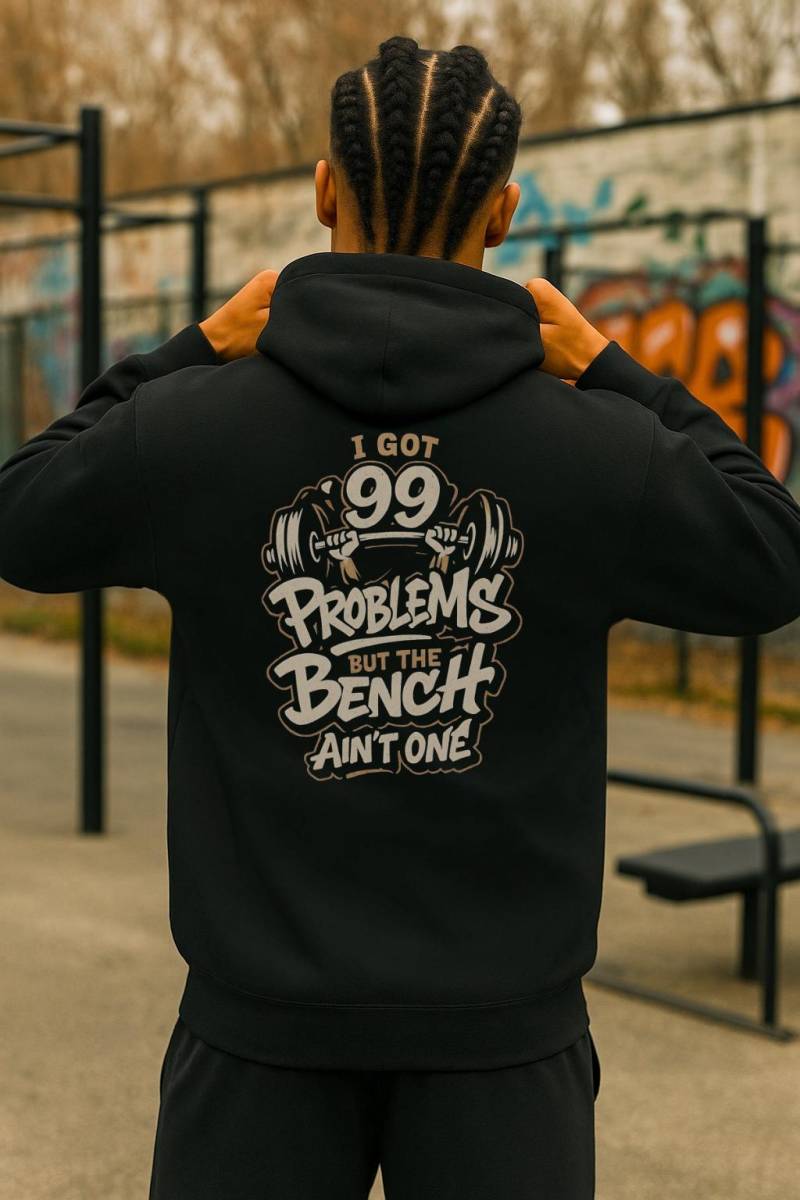 I Got 99 Problems Hoodie - Hip Hop Gym Funny Fitness Sweatshirt Rap Inspired Workout Gift For Men & Women I Got 99 Problems Hoodie - Hip Hop Gym Funny Fitness Sweatshirt Rap Inspired Workout Gift For Men & Women von RepzAndBarz
