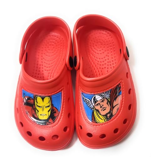 Avengers Clogs für Kinder | Avengers Marvel Clogs für Strand oder Pool | Clogs mit Avengers Marvel Bild (Rot, EU Schuhgrößensystem, Kleinkind, Numerisch (von/bis), M, 30, 31) von Requeteguay Urban RU