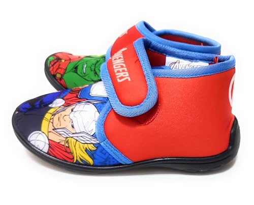 Avengers Hausschuhe | Marvel Avengers Kinder Halbschuhes | Avengers Kinderschuhe Halbschuhe | Avengers Hausschuhe Um Zu Hause Zu Sein (Mehrfarbig, EU Schuhgrößensystem, Kleinkind, Numerisch, M, 24) von Requeteguay Urban RU