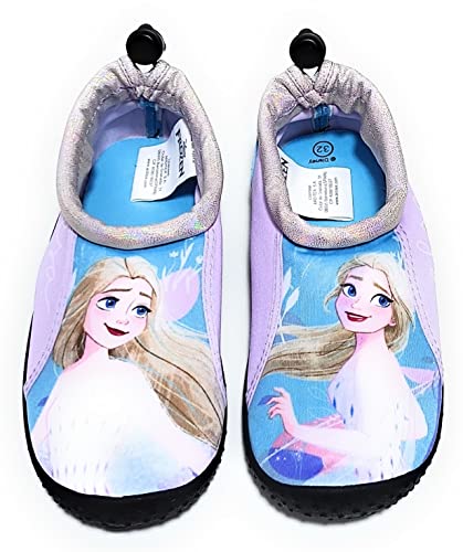 Frozen Disney Frozen Mädchen | Aqua Shoes Disney Frozen | Wasserschuhe Frozen für Wassersport | Water Shoes Elsa Frozen für Strand, Pool oder Fluss, blau, 34 EU von Requeteguay Urban RU