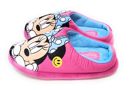 Minnie Mouse Hausschuhe Disney für Mädchen | Minnie Mouse Hausschuhe Um Zu Hause Zu Sein | Minnie Mouse für Mädchen Halbschuhes (EU Schuhgrößensystem, Kleinkind, Numerisch, M, 26) von Requeteguay Urban RU