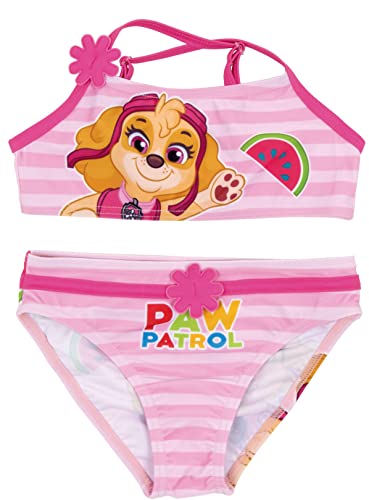 Paw Patrol Badeanzug für Mädchen | Zweiteiliger Badeanzug Paw Patrol für Strand oder Pool | Badeanzug Skye Top und Paw Patrol für Mädchen, Rosa, 2 Jahre von Requeteguay Urban RU