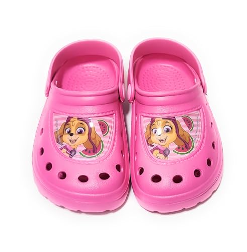 Paw Patrol Clogs für Mädchen | Paw Patrol Clogs für Strand oder Pool | Clogs Paw Patrol (Rosa, EU Schuhgrößensystem, Kleinkind, Numerisch (von/bis), M, 22, 23) von Requeteguay Urban RU