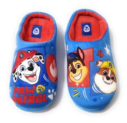 Requeteguay Urban RU Paw Patrol Hausschuhe für Kinder | Paw Patrol Hausschuhe Um Zu Hause Zu Sein | Paw Patrol Kinder Halbschuhes (MEHRFARBIG, EU Schuhgrößensystem, Kleinkind, Numerisch, M, 30) von Requeteguay Urban RU