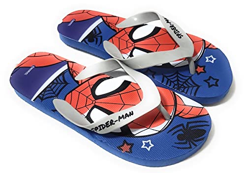 Requeteguay Urban RU Spiderman Flip-Flops für Strand oder Pool | Spiderman Marvel | Spiderman-Flip-Flops für Kinder, blau, 34 EU von Requeteguay Urban RU