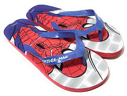 Requeteguay Urban RU Spiderman Flip-Flops für Strand oder Pool | Spiderman Marvel | Spiderman-Flip-Flops für Kinder, rot, 30 EU von Requeteguay Urban RU