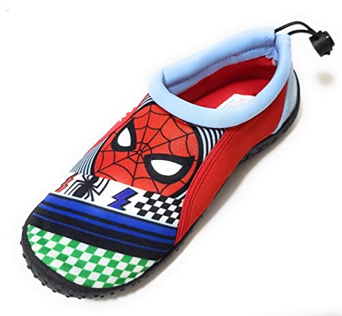 Spiderman Kinder Schuhe | Aqua Shoes Spiderman Marvel | Spiderman Schuhe für Wassersport | Water Shoes Spiderman für Strand, Pool oder Fluss, rot, 32 EU von Requeteguay Urban RU