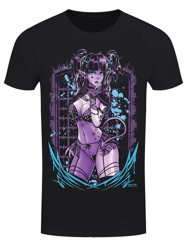 Requiem Collective Blair T-Shirt schwarz in XXL von Requiem Collective