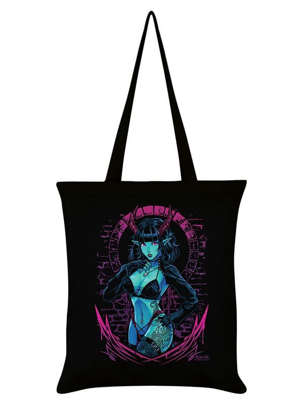 Requiem Collective - Gothic Stofftasche - Jolie - schwarz von Requiem Collective