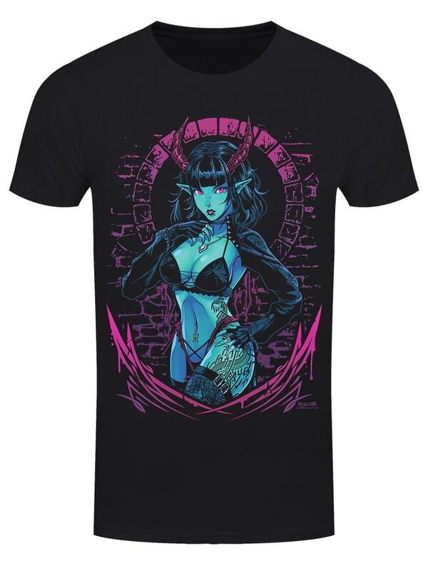 Requiem Collective Jolie T-Shirt schwarz in XXL von Requiem Collective