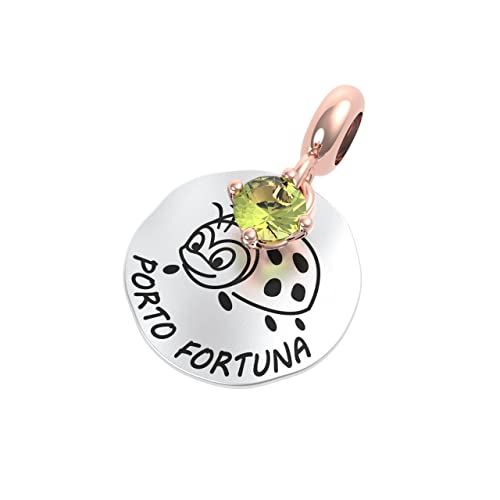 Rerum Gioielli Mini Charm aus Sterling-Silber 925: Natur – Glücksbringer, Mini, Silber, Citrin Rerum Gioielli Mini Charm aus Sterling-Silber 925: Natur – Glücksbringer, Mini, Silber, Citrin von Rerum Gioielli