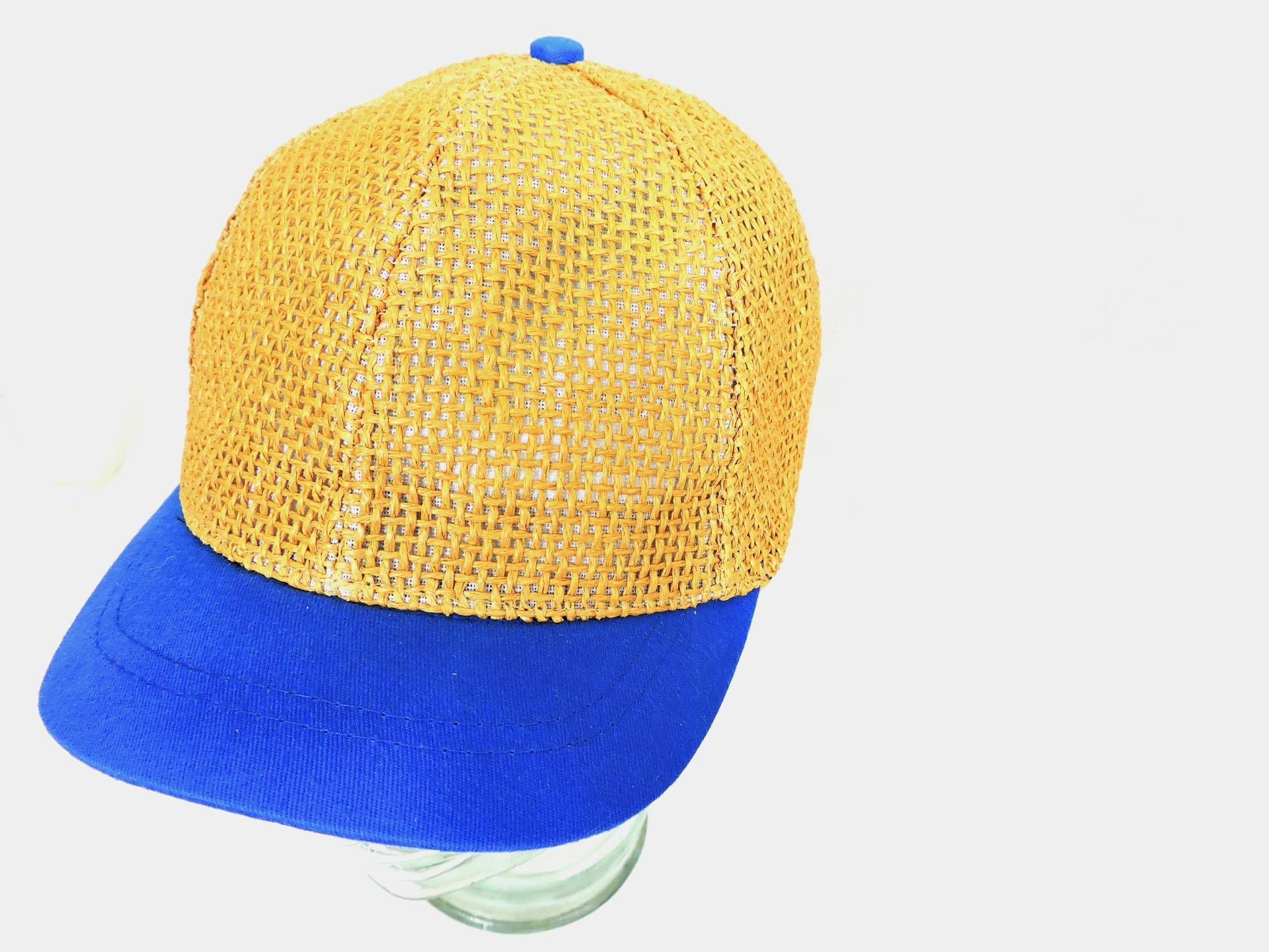 Kleine Open Weave Stroh-Baseballmütze Kleine Open Weave Stroh-Baseballmütze von ResHats