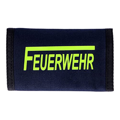 RescPol Geldbörse Feuerwehr navy/neongelb von RescPol