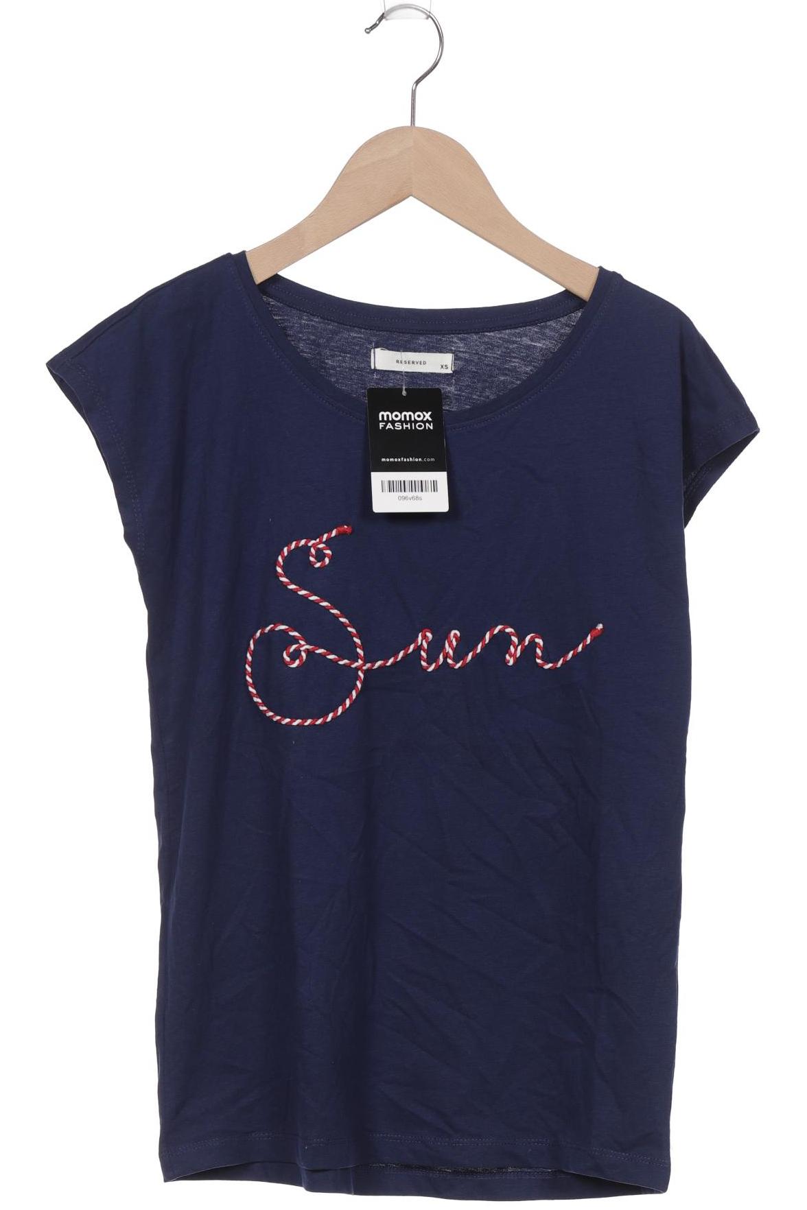 Reserved Damen T-Shirt, marineblau von Reserved