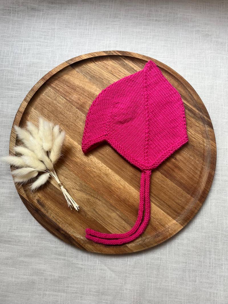 Teufelsmütze Aus 100 % Baby Merino Wolle Babymütze, Zwergenmütze, Erstlingsmütze, Geschenk Zur Geburt von KleineElbmaschen