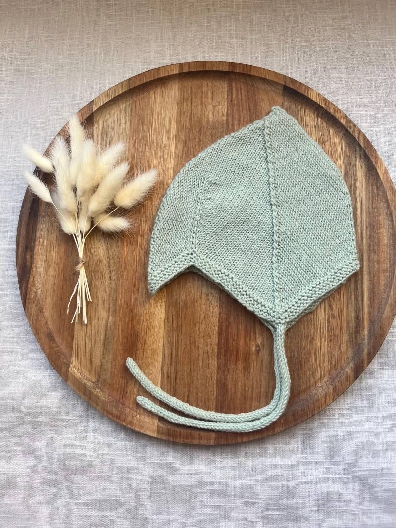 Teufelsmütze Aus 100 % Baby Merino Wolle Babymütze, Zwergenmütze, Erstlingsmütze, Geschenk Zur Geburt von KleineElbmaschen
