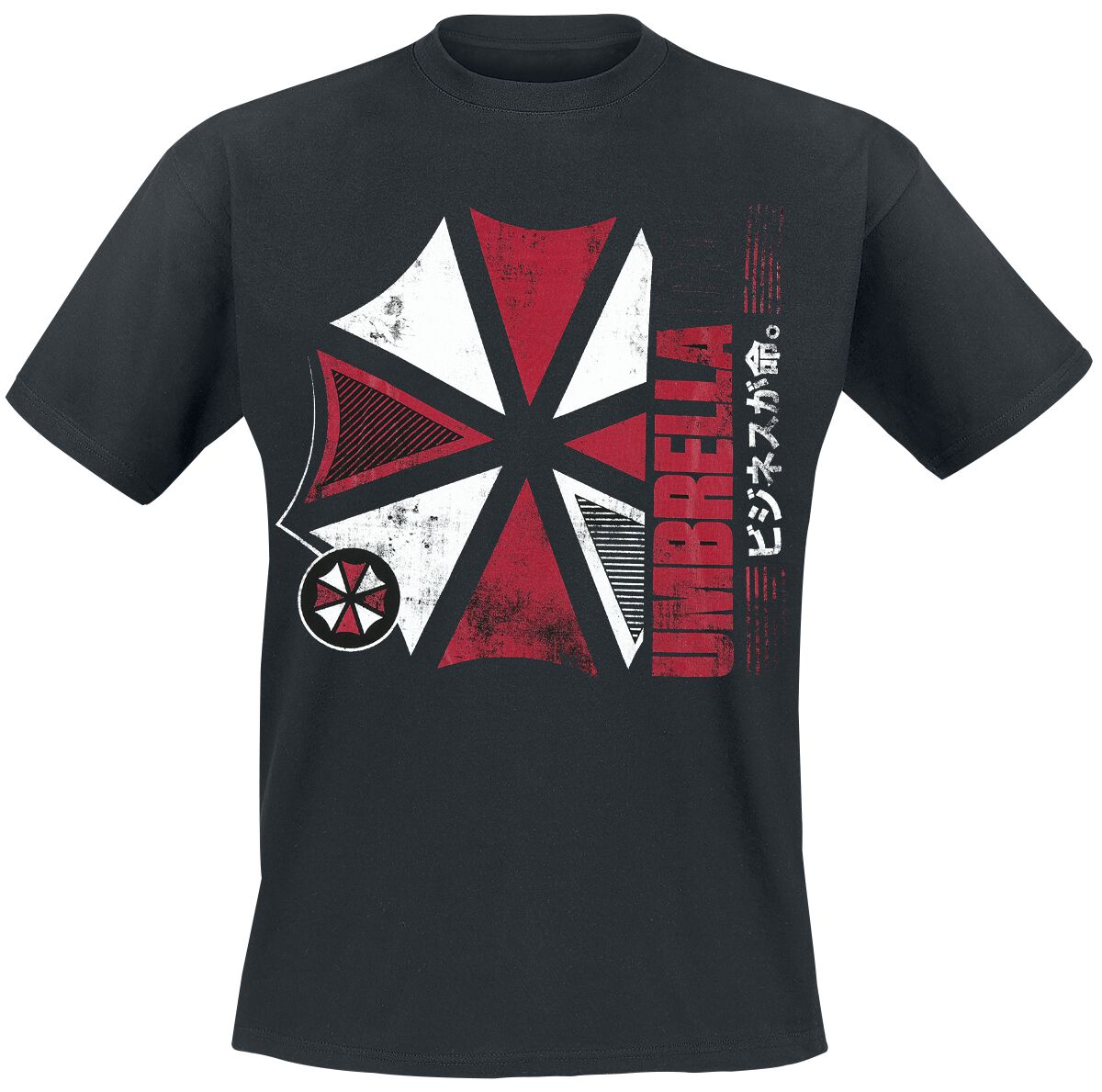 Resident Evil - Gaming T-Shirt - Umbrella Co. - XL bis XXL - für Männer - Größe XL - schwarz von Resident Evil