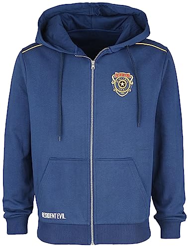 Resident Evil R.P.D. Herren Sweatshirt Jogging Blau Regular, blau, L von Resident Evil