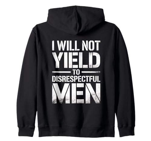 Ich werde der respektlosen Stärkung von Männern und Frauen nicht nachgeben Kapuzenjacke von Resilient Women Empowered Statement