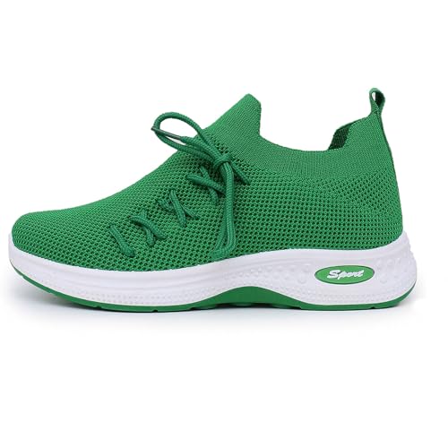 ReSin90s Barfußschuhe Damen Laufschuhe Turnschuhe Leichte Joggingschuhe Straßenlaufschuhe Sneaker Luftpolster Atmungsaktiv Turnschuhe Walkingschuhe Fitnessschuhe Orthopädische Schuhe Sneakers von ReSin90s