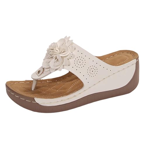 ReSin90s Damen Schlappen Flip Flops Keilsandalen Plateau Elegant Sommer Pantoletten Sommerschuhe Mode Orthopädische Der Stoff Leicht Pantoletten Schlappen Badelatschen Hausschuhe Badesandalen ReSin90s Damen Schlappen Flip Flops Keilsandalen Plateau Elegant Sommer Pantoletten Sommerschuhe Mode Orthopädische Der Stoff Leicht Pantoletten Schlappen Badelatschen Hausschuhe Badesandalen von ReSin90s