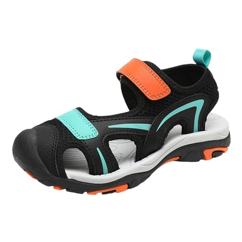 ReSin90s Kinder Sandalen Jungen Peeptoe Bequem Strandschuhe Wanderschuhe Badesandalen Kinder Sommerschuhe Rutschfeste Sommer Sportsandalen Outdoor Strandsandalen von ReSin90s