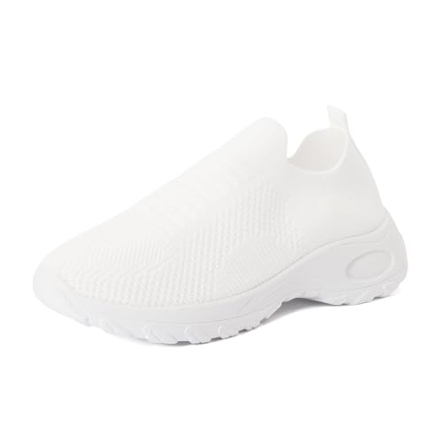 ReSin90s Sneaker Damen Plateau Support Sportschuhe Atmungsaktiv Leichtes Bequem Sportschuhe Weich Rutschfest Turnschuhe Stoßfest Joggingschuhe Bequem Walkingschuhe Fitnessschuhe Straßenlaufschuhe von ReSin90s