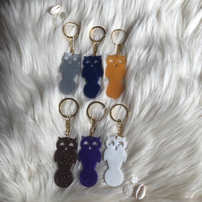 Einkaufswagenchip Eule von ResinartPia