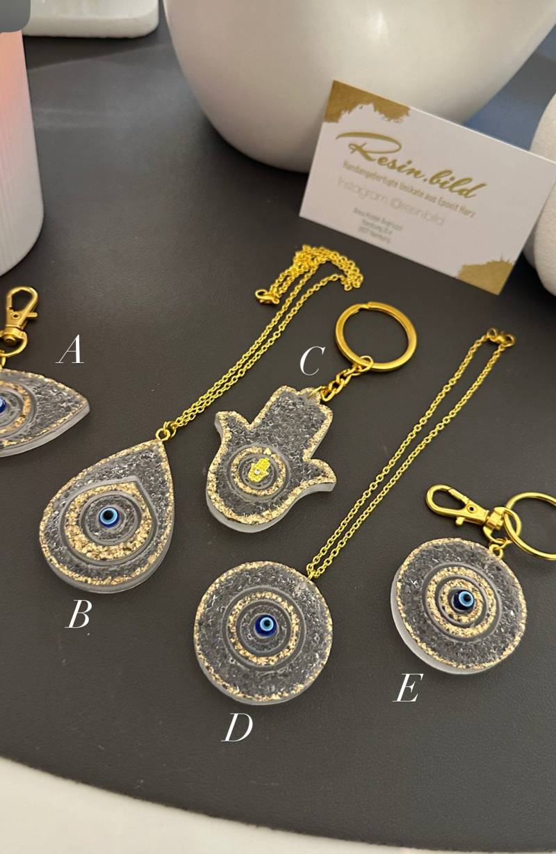 Autorückspiegelanhänger Evil Eye Oder Schlüsselanhänger Resin Autorückspiegelanhänger Evil Eye Oder Schlüsselanhänger Resin von Resinbild
