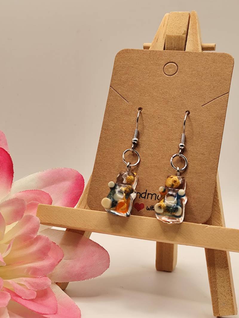 Süße Ohrringe von ResindesignGeschenke