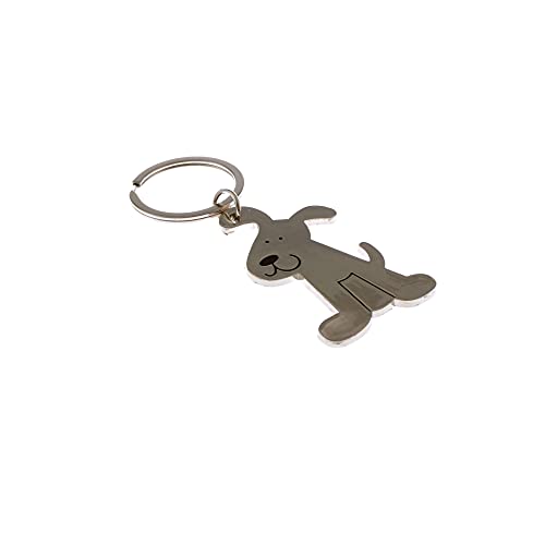 Hund Schlüsselanhänger aus Metall Taschenanhänger von Reskey