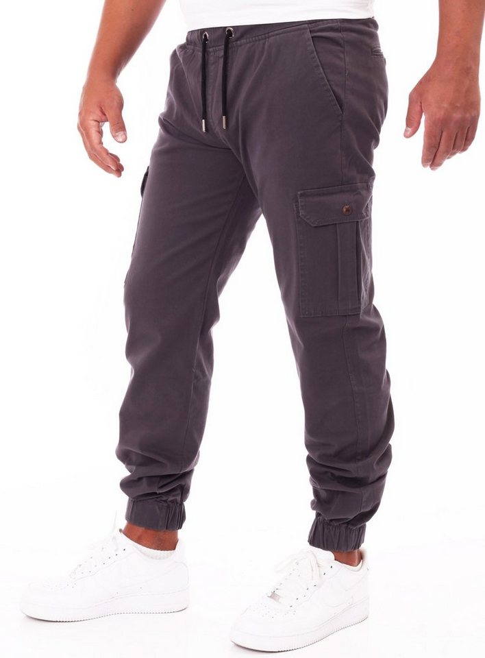 Reslad Cargohose Reslad Chinohose Herren Chino Freizeithose Cargo-Hose Jogginghose (1-tlg) bequeme Chino Hose Herren lange Hose mit Seitentaschen von Reslad