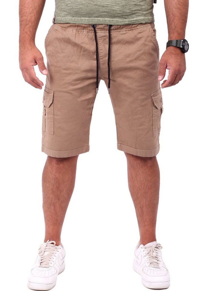 Reslad Cargoshorts Reslad Cargoshorts Herren Kurz Chinohose Freizeithose Chino Cargo-Hose (1-tlg) bequeme Cargo Shorts Herren Hose kurze Hose mit Seitentaschen von Reslad