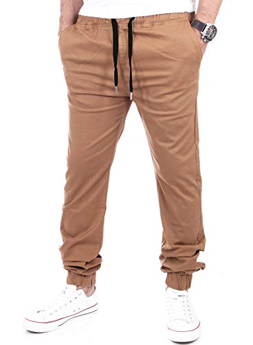 Reslad Jogg-Chino Herren-Hose Männer Harem Hosen Jogger Chinos Jogging-Hose lang Chinohose RS-2055 Braun W36 Reslad Jogg-Chino Herren-Hose Männer Harem Hosen Jogger Chinos Jogging-Hose lang Chinohose RS-2055 Braun W36 von Reslad