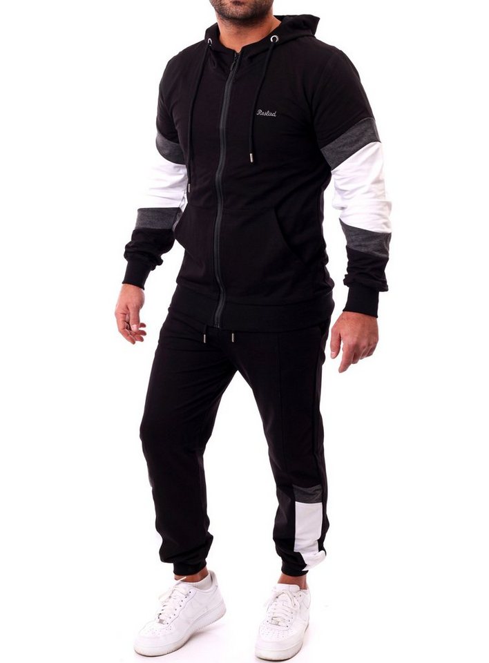 Reslad Jogginganzug Reslad Trainingsanzug Herren Jogginganzug Männer Sportanzug, Freizeit, Sweatjacke + Jogginghose SET Gym Fitness Sportanzug Freizeitanzug von Reslad