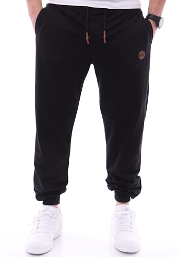Reslad Jogginghose Herren Sporthose Lang aus Baumwolle - lässige Freizeithose & Trainingshose, Sweatpants Jogger, Gym Sport Laufhose für Männer RS-5095 Schwarz L von Reslad